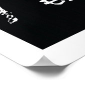 Edgar Allan Poe Poster (Ecke)