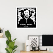 Edgar Allan Poe Poster (Heimbüro)