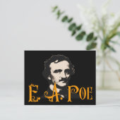Edgar Allan Poe Postkarte (Stehend Vorderseite)