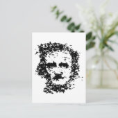 Edgar Allan Poe Postkarte (Stehend Vorderseite)