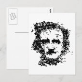 Edgar Allan Poe Postkarte (Vorne/Hinten)