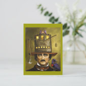 Edgar Allan Poe Postkarte (Stehend Vorderseite)