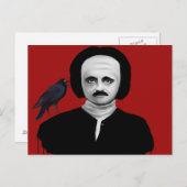 edgar allan poe postkarte (Vorne/Hinten)