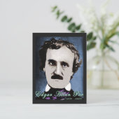 Edgar Allan Poe Postkarte (Stehend Vorderseite)