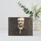 Edgar Allan Poe Postkarte (Stehend Vorderseite)