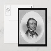 Edgar Allan Poe Postkarte (Vorne/Hinten)
