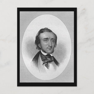 Edgar Allan Poe Postkarte