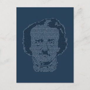 Edgar Allan Poe Postkarte