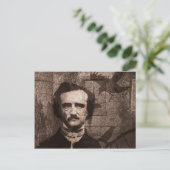 Edgar Allan Poe Postkarte (Stehend Vorderseite)