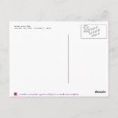 Edgar Allan Poe Postkarte (Rückseite)