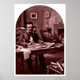 Edgar Allan Poe, Print-Nummer 6 Poster