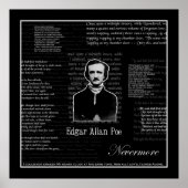 Edgar Allan Poe Print Poster (Vorne)