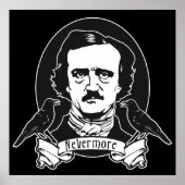 Edgar Allan Poe Print Poster (Vorne)