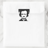 Edgar Allan Poe Quadratischer Aufkleber (Tasche)