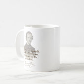 Edgar Allan Poe Quote Tasse - Exquisite Schönheit (Vorderseite Links)