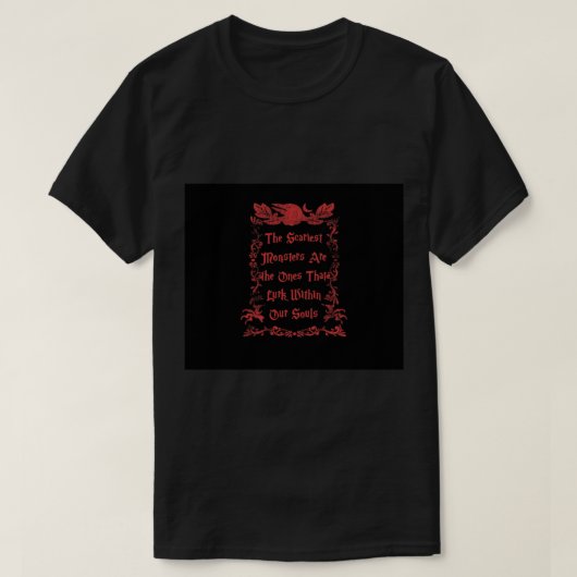 Edgar Allan Poe Quotes Horror Macabre Literary Poe T-Shirt (Design vorne)