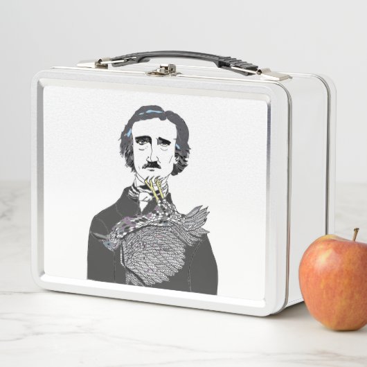 Edgar Allan Poe-Rabe Metall Brotdose (Beispiel)