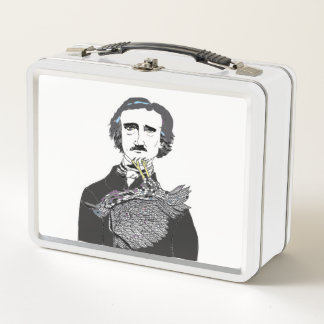 Edgar Allan Poe-Rabe Metall Brotdose