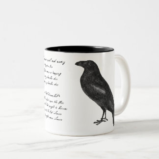 Edgar Allan Poe "Raven"-Tasse Zweifarbige Tasse