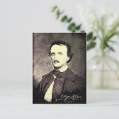 Edgar Allan Poe *Restauriert und fertig* Postkarte (Stehend Vorderseite)