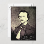 Edgar Allan Poe *Restauriert und fertig* Postkarte (Vorne/Hinten)