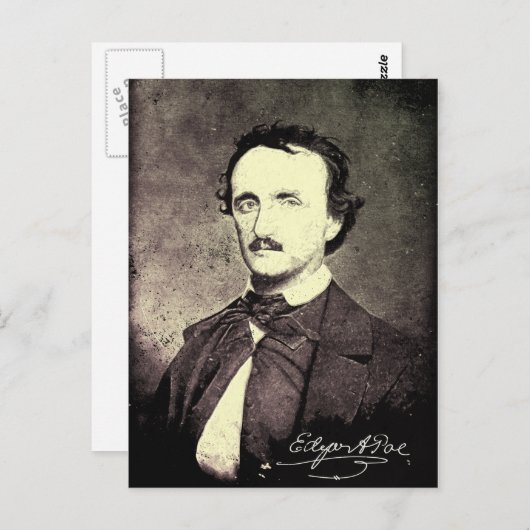 Edgar Allan Poe *Restauriert und fertig* Postkarte (Vorne/Hinten)