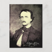 Edgar Allan Poe *Restauriert und fertig* Postkarte (Vorderseite)
