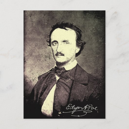 Edgar Allan Poe *Restauriert und fertig* Postkarte (Vorderseite)