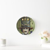 Edgar Allan Poe Runde Wanduhr (Zuhause)