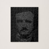 Edgar Allan Poe (Schriftbild) Puzzle (Vertikal)