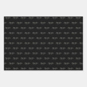 Edgar Allan Poe, Signature, Raven und Portrait Geschenkpapier Set (Vorderseite 3)