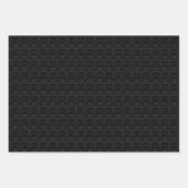 Edgar Allan Poe, Signature, Raven und Portrait Geschenkpapier Set (Vorderseite 2)