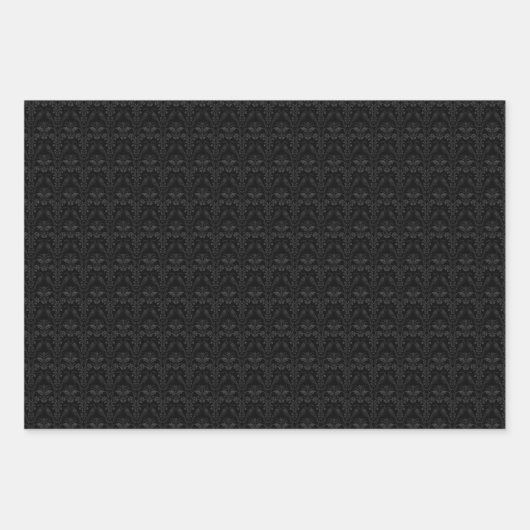 Edgar Allan Poe, Signature, Raven und Portrait Geschenkpapier Set (Vorderseite 2)