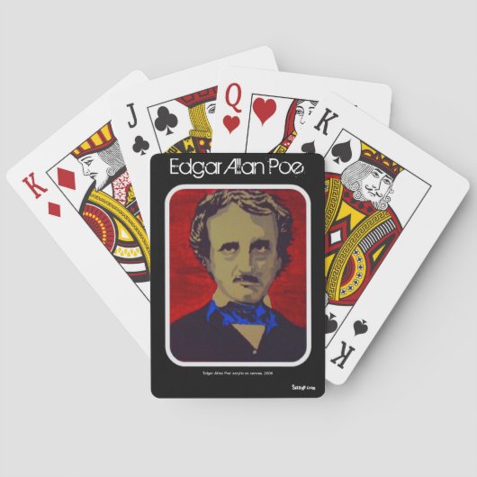 'Edgar Allan Poe' Spielkarten (Rückseite)