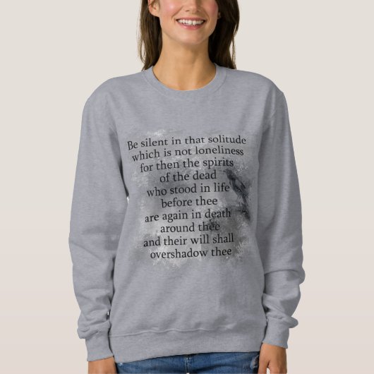 Edgar Allan Poe Spirits of the Dead Halloween Gedi Sweatshirt (Vorderseite)