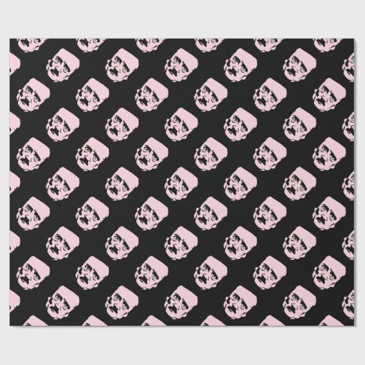 Edgar Allan Poe stellen gegenüber Geschenkpapier (Flach)