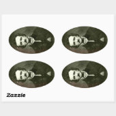 Edgar Allan Poe Sticker (Blatt)