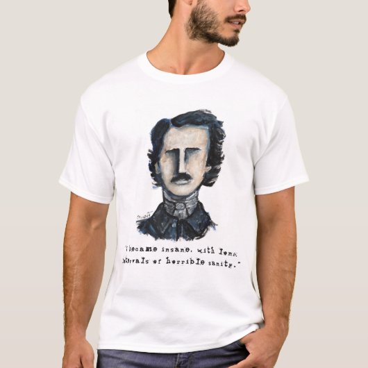 Edgar Allan Poe T-Shirt (Vorderseite)