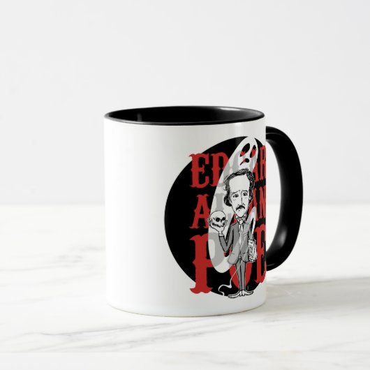 Edgar Allan Poe Tasse (VorderseiteRechts)