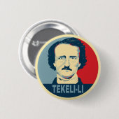 Edgar Allan Poe TEKELI-LI Hope Style Button (Vorne & Hinten)
