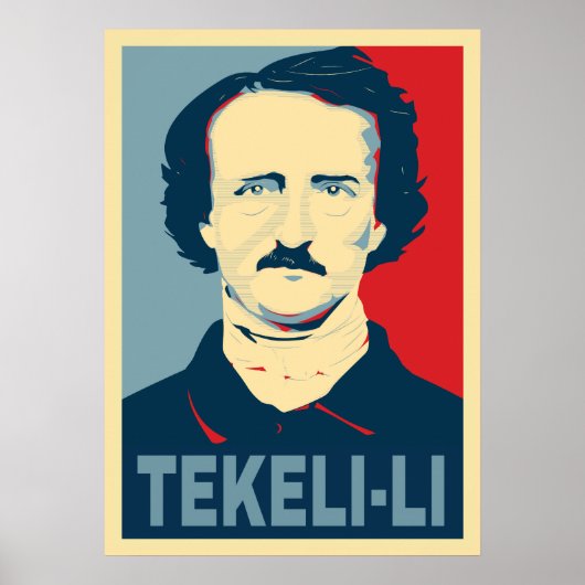 Edgar Allan Poe TEKELI-LI Hope Style Poster (Vorne)