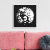 Edgar Allan Poe 'The Raven' Leinwanddruck (Insitu (Wohnzimmer))