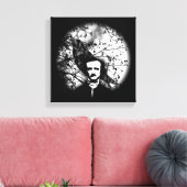 Edgar Allan Poe 'The Raven' Leinwanddruck (Insitu (Wohnzimmer))
