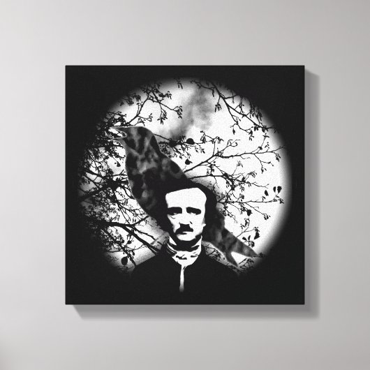 Edgar Allan Poe 'The Raven' Leinwanddruck (Vorderseite)