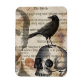 Edgar Allan Poe The Raven Magnet (Vertikal)