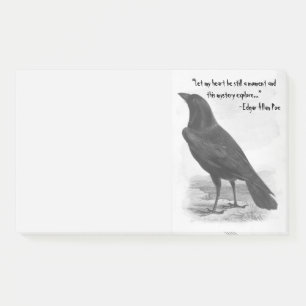 Edgar Allan Poe The Raven Post-it Klebezettel