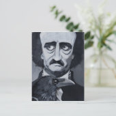Edgar Allan Poe The Raven Postcard Postkarte (Stehend Vorderseite)