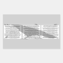 Edgar Allan Poe The Raven Rechteckiger Aufkleber