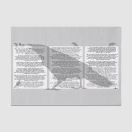 Edgar Allan Poe The Raven Seidenpapier