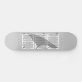 Edgar Allan Poe The Raven Skateboard (Horizontal)